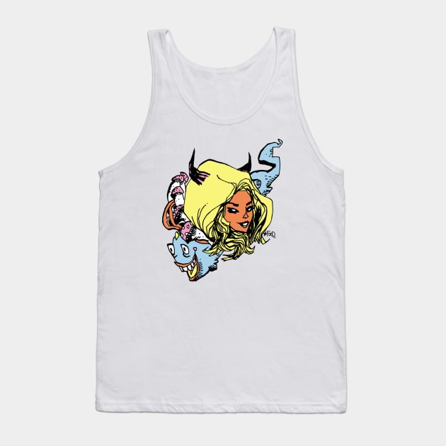 HORNED VICTORY Tank Top by Jim Mahfood